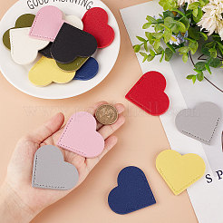 16Pcs 8 Colors PU Leather Bookmarks&nbsp;AJEW-GF0007-08