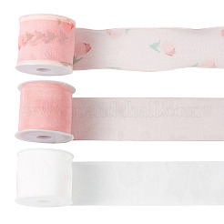 15 Yards 3 Styles Flat Organza Ribbons&nbsp;OCOR-TA0001-58A