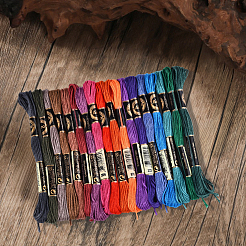 6-Ply Polyester Embroidery Floss&nbsp;OCOR-WH20074-01B-02