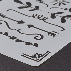 Plastic Reusable Drawing Painting Stencils Templates&nbsp;DIY-G027-F-M