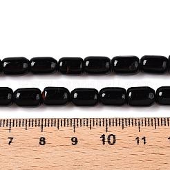 天然石ブラックトルマリンビーズ連売り  コラム  9~9.5x6mm  穴：0.9~1mm  約42~43個/連  15.24~15.8''（38.7~39.5センチメートル）&nbsp;G-G980-48
