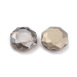 K9ファセットガラスラインストーンカボション  フラットバック＆バックメッキ  フラットラウンド  ミックスカラー  10x10x3.5mm&nbsp;GLAA-H106-F02-M