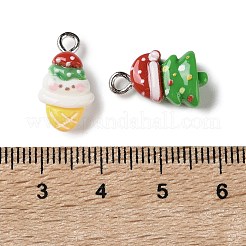 Christmas Opaque Resin Pendants&nbsp;RESI-I352-01P-02