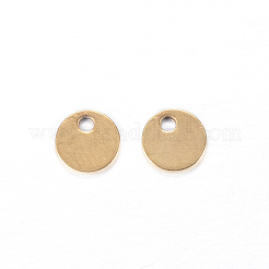 Ion Plating(IP) 304 Stainless Steel Charms&nbsp;STAS-N0013-14G-02