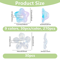 Acrylic Bead Caps&nbsp;OACR-DC0001-29A