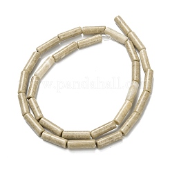 天然石ペトリファイドウッドビーズ連売り  コラム  13~14x4mm  穴：1.2mm  約29~30個/連  15.16''~15.75''（38.5~40センチメートル）&nbsp;G-F247-49