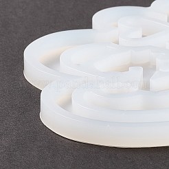 恋人たちの形 食品グレード シルエット シリコン ロリポップ型  彫像フォンダン型  DIY食用ケーキトッパー用  チョコレート  キャンディ  肖像彫刻 UV樹脂とエポキシ樹脂のジュエリー作り  バレンタインデーの  ホワイト  148x120x6.5mm  2mmスティックにフィット&nbsp;DIY-D069-06