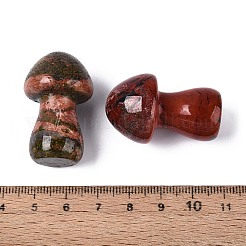 Natural & Synthetic Mixed Gemstone Mushroom Display Decorations&nbsp;G-Q602-03
