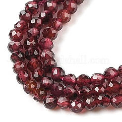 Natural Garnet Beads Strands&nbsp;X-G-F619-17A-2mm
