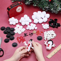 DIY Christmas Snowman Findings Kits&nbsp;DIY-SP0006-31