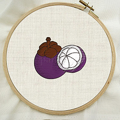 11.6x8.2インチのスティックとステッチの刺繍模様4枚。  不織布水溶性刺繍安定剤  食べ物  297x210 MMM&nbsp;DIY-WH0455-042