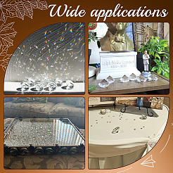 12Pcs Transparent K9 Glass Display Decorations&nbsp;DJEW-SP0001-02