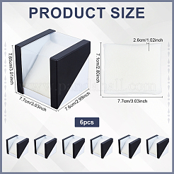 Transparent PP Plastic Jewelry Bracelet/Watch Storage Boxes with Pillow Inside&nbsp;CON-WH0089-152