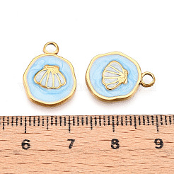 304 Stainless Steel Pendants&nbsp;STAS-N108-03B-G
