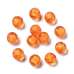 Autumn Theme Transparent Acrylic Beads&nbsp;X-TACR-S089-10mm-11
