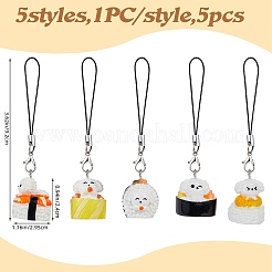 Resin Mobile Straps&nbsp;HJEW-SW00057