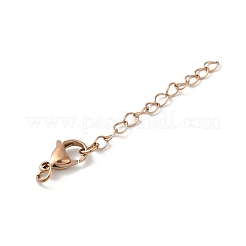 304 Stainless Steel Chain Extender&nbsp;STAS-O083-07RG-01
