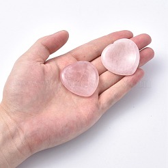 Natural Rose Quartz Thumb Worry Stone&nbsp;G-N0325-01H