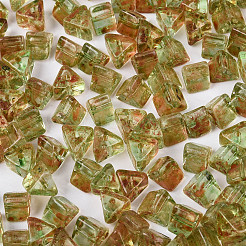 Picasso Transparent Glass Beads&nbsp;SEED-Q039-02O
