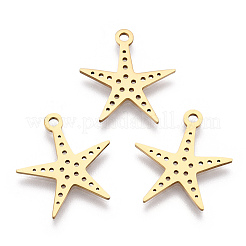 201 Stainless Steel Pendants&nbsp;STAS-T052-50G