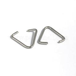 変色しにくい304ステンレススチールバッグアクセサリー  ステンレス鋼色  16x15x1.2mm&nbsp;STAS-D431-45