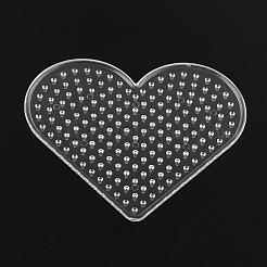 Heart ABC Plastic Pegboards used for 5x5mm DIY Fuse Beads&nbsp;DIY-Q009-14