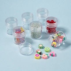 クリアビーズオーガナイザー収納ケース  プラスチックビーズ収納ケース  30つの小さな容器を備えたシードビーズ容器  13.5x16x3.5cm  ボトル：26x29mm  容量：5ml（0.17液量オンス）  30個/箱&nbsp;C004Y