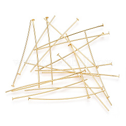 Brass Flat Head Pins&nbsp;KK-G331-11-0.7x51