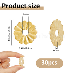 Brass Handle Washers&nbsp;KK-FH0008-32A-G