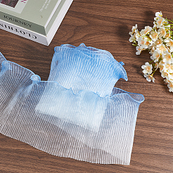 5Yards Polyester Pleated Lace Trim Ribbon&nbsp;OCOR-GF0004-84D