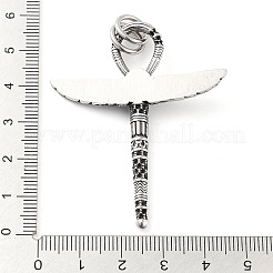Tibetan Style 304 Stainless Steel Pendants&nbsp;STAS-R225-13AS