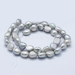 Natural Cultured Freshwater Pearl Beads Strands&nbsp;PEAR-K004-02A