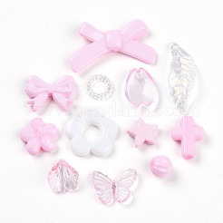 Transparent & Opaque Acrylic Beads&nbsp;TACR-T028-26C