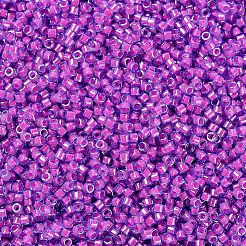 MIYUKIデリカビーズ  シリンダー  日本製シードビーズ  11/0  （db2049)ルミナスホットピンク  1.3x1.6mm  穴：0.8mm  約2000個/10g&nbsp;X-SEED-J020-DB2049