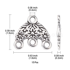 Tibetan Style Alloy Chandelier Component Links&nbsp;FIND-YW0003-90