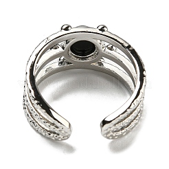 Natural Gemstone Adjustable Rings&nbsp;RJEW-K269-10P