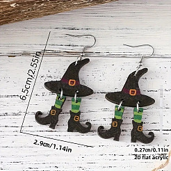 Acrylic Hat Dangle Earrings&nbsp;FS-WG6F960-01