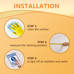 10 Sheets PVC Self-Adhesive Identification Cable Label Pasters&nbsp;STIC-WH0027-053