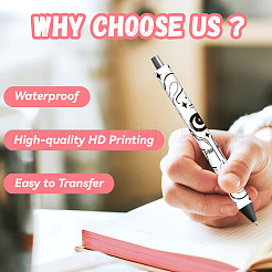 12Pcs Plastic Rub on Transfer Stickers&nbsp;DIY-WH0611-016