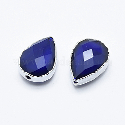 Faceted Glass Beads&nbsp;GLAA-F071-14x10mm
