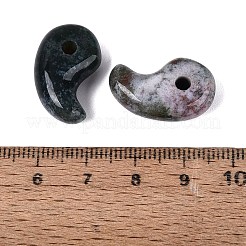 天然石インディアン瑪瑙ペンダント  勾玉  21.5~22.5x12.5~14x6.5~8.5mm  穴：3~3.5mm&nbsp;G-S294-07B-15