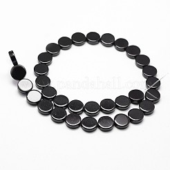 Natural Black Onyx Beads Strands&nbsp;G-P161-34-14x4mm