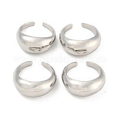 女性用合金オープンカフリングキット4個  プラチナ  内径：17.2~17.3mm&nbsp;LS-RJEW-K260-05P