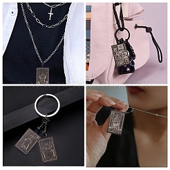 20pcs 20 style 201 Stainless Steel Pendants&nbsp;STAS-SC0003-67