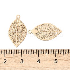 Rack Plating Brass Filigree Pendants&nbsp;KK-Q792-02LG