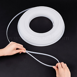 プラスチックボーニング縫製ウェディングドレス生地  DIY縫製用品アクセサリー  ホワイト  10x2mm&nbsp;DIY-WH209-95A