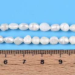 Natural Cultured Freshwater Pearl Beads Strands&nbsp;LS-PEAR-N014-04K