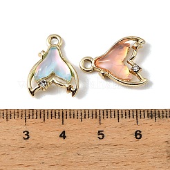 UV Plating Alloy Glass Pendants&nbsp;FIND-K032-17G