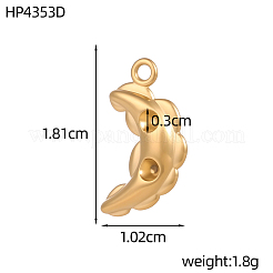 304 Stainless Steel Pendants&nbsp;SA-OY001-46G