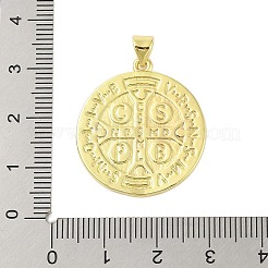ラックメッキ真鍮チャーム  カドミウムフリー＆鉛フリー  惑星  ラウンド  18KGP本金メッキ  28x25x2mm  穴：3x4mm&nbsp;KK-S380-34G-04